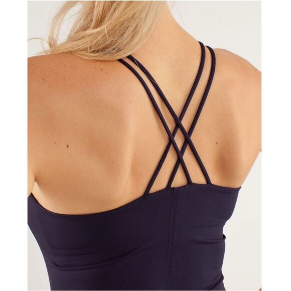 Lululemon Free to Be Tank Rare Black Swan Color Size 6 - Picture 7 of 9